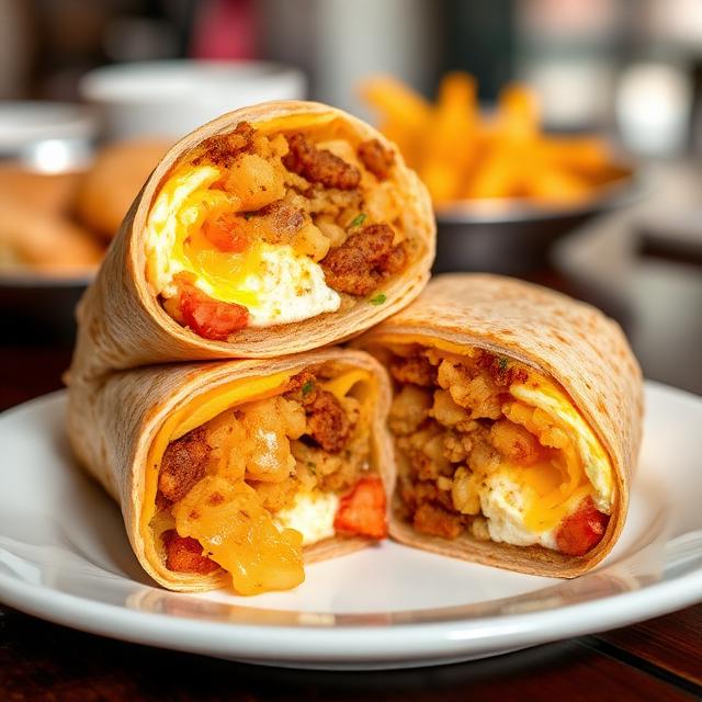 Chorizo Breakfast Burrito